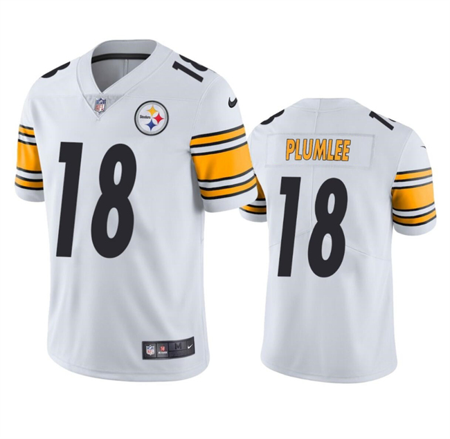 Youth Pittsburgh Steelers #18 John Rhys Plumlee White Vapor Untouchable Limited Stitched Jersey